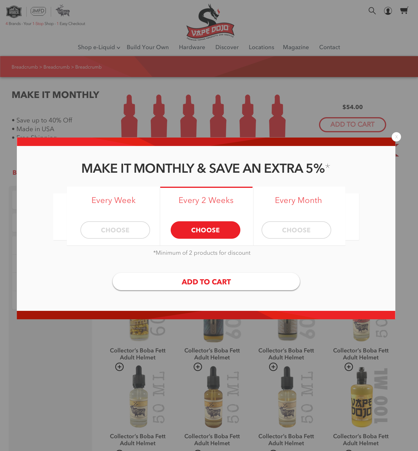 Vape Dojo Monthly Popup